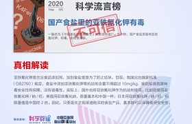 5月”科学”流言榜发布：鸡屎藤能预防新冠病毒不可信