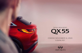 跟宝马X4一分高低！英菲尼迪QX55预告图：发动机是亮点