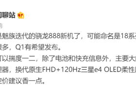 魅族 18 曝光：搭载骁龙 888，有望第一季度发布
