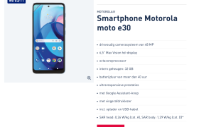 摩托罗拉Moto E30发布：搭载紫光展锐T700，售价746元